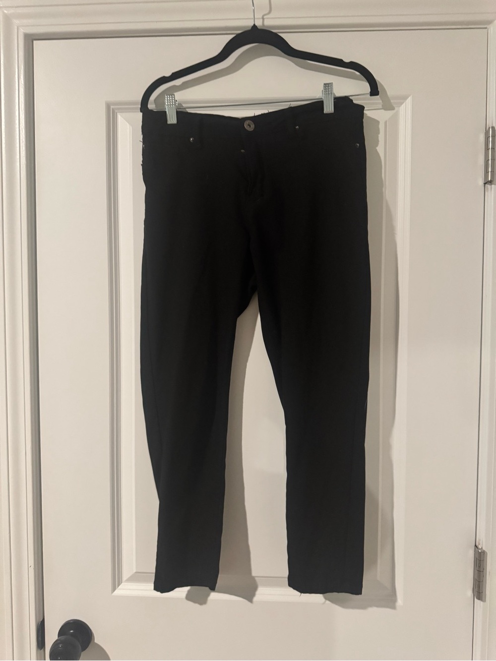 Royalty For Me Black Stretch Chinos for Men